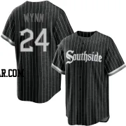 Early Wynn Youth Chicago White Sox Black Replica 2021 City Connect Jersey