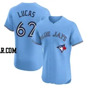 Easton Lucas Men's Toronto Blue Jays Blue Elite Powder Alternate Jersey