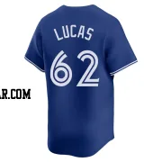 Easton Lucas Men's Toronto Blue Jays Royal Limited Alternate Jersey