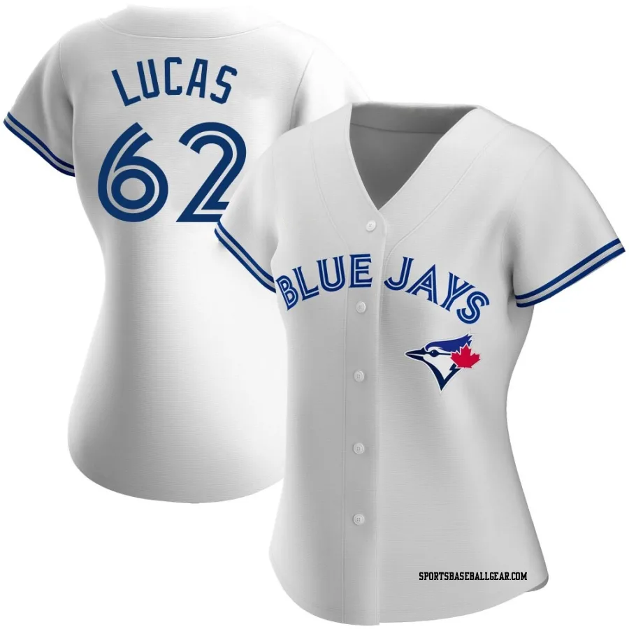 Easton Lucas Women's Toronto Blue Jays White Authentic Home Jersey