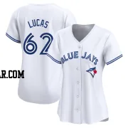 Easton Lucas Women's Toronto Blue Jays White Limited Home Jersey