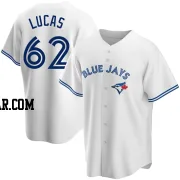 Easton Lucas Youth Toronto Blue Jays White Replica Home Jersey