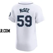 Easton McGee Men's Seattle Mariners White Elite Home Jersey