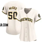 Easton McGee Women's Milwaukee Brewers Cream Limited Home Jersey