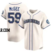 Easton McGee Youth Seattle Mariners Cream Limited Alternate Jersey