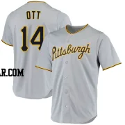 Ed Ott Youth Pittsburgh Pirates Gray Replica Road Jersey