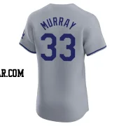 Eddie Murray Men's Los Angeles Dodgers Gray Elite Road Jersey