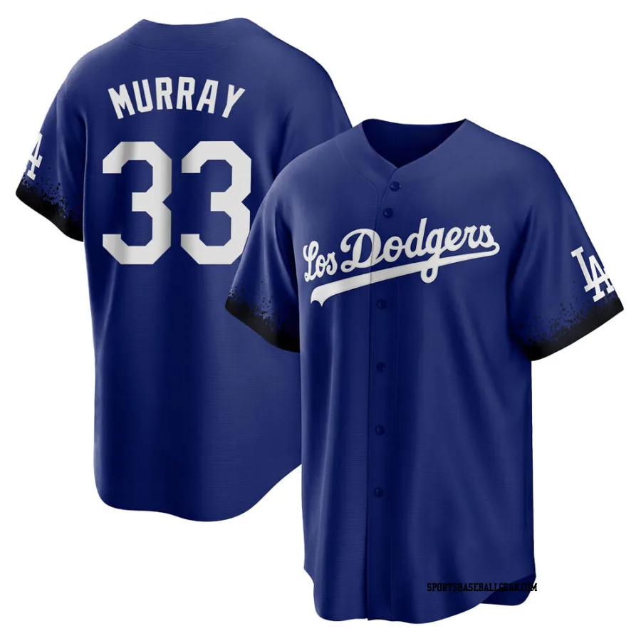 Eddie Murray Men's Los Angeles Dodgers Royal Replica 2021 City Connect Jersey