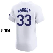 Eddie Murray Men's Los Angeles Dodgers White Elite Home Jersey