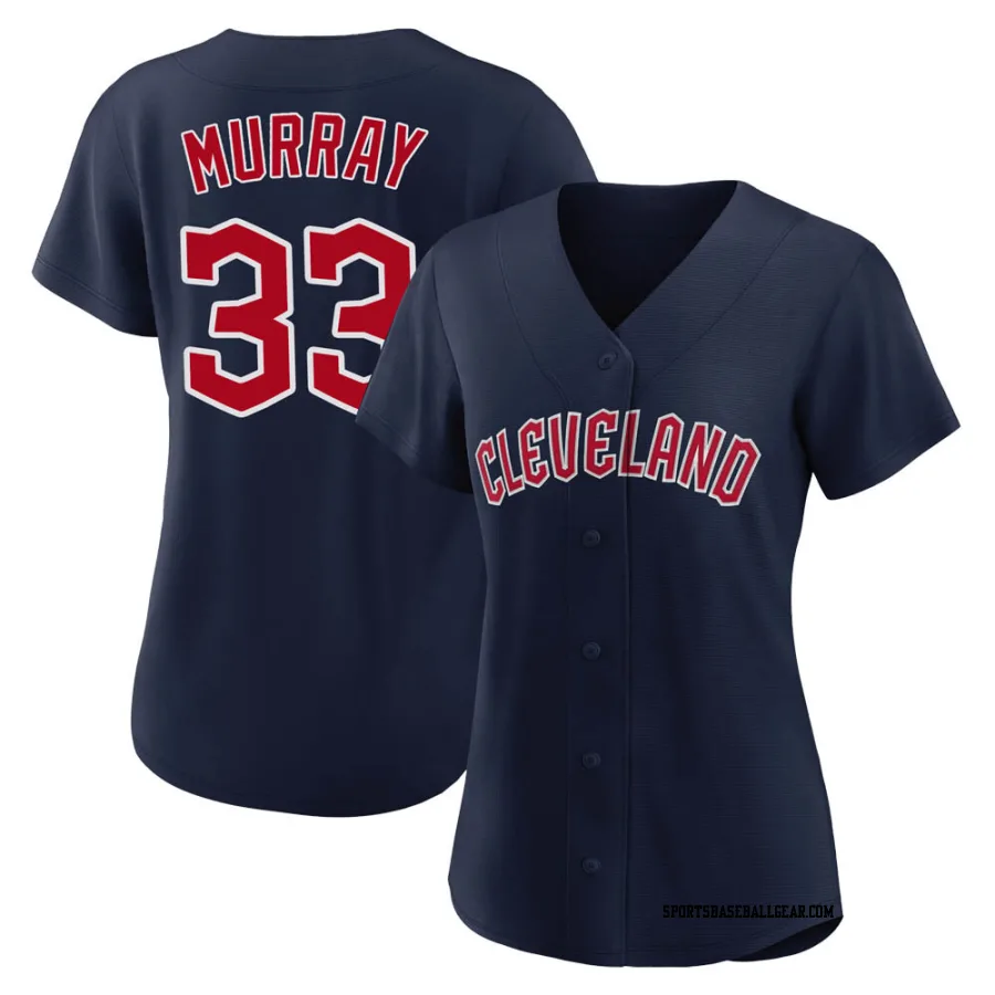 Eddie Murray Women's Cleveland Guardians Navy Replica Alternate Jersey
