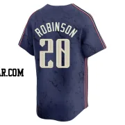 Eddie Robinson Men's Cleveland Guardians Navy Limited 2024 City Connect Jersey
