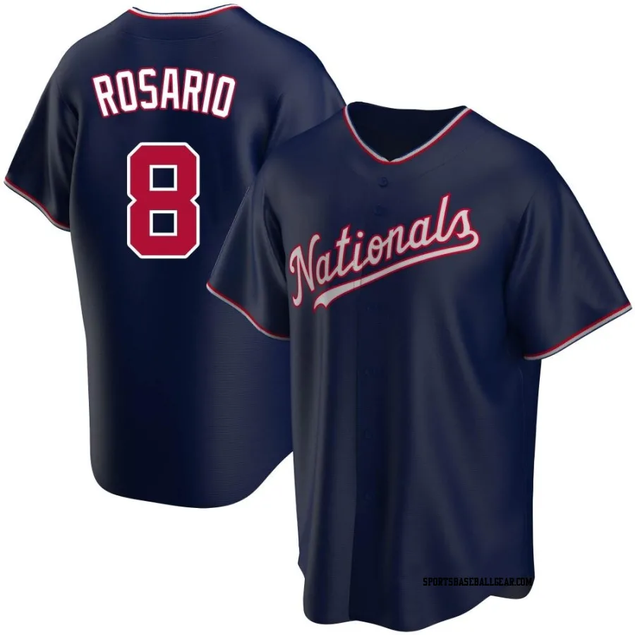 Eddie Rosario Youth Washington Nationals Navy Replica Alternate Jersey