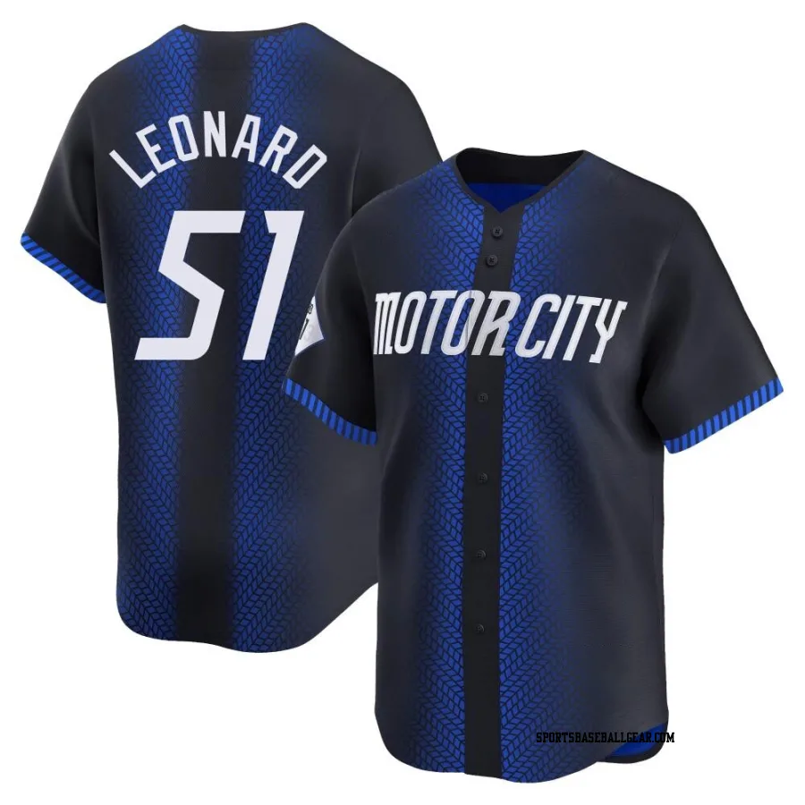 Eddys Leonard Youth Detroit Tigers Blue Limited 2024 City Connect Jersey