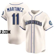 Edgar Martinez Youth Seattle Mariners Cream Limited Alternate Jersey