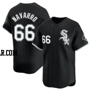 Edgar Navarro Men's Chicago White Sox Black Limited Alternate Jersey