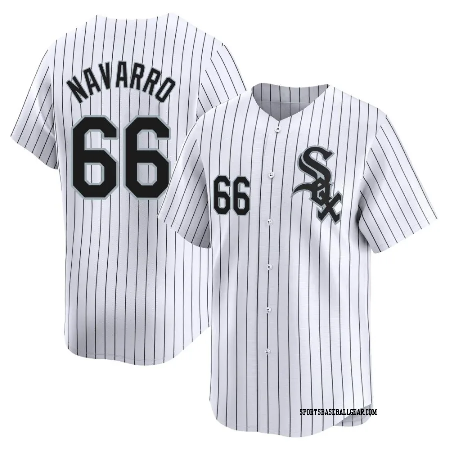 Edgar Navarro Youth Chicago White Sox White Limited Home Jersey