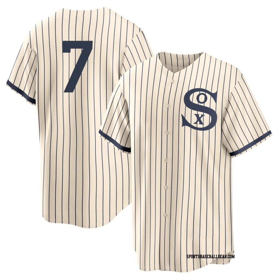 Edgar Quero Men's Chicago White Sox Cream Replica 2021 Field of Dreams Jersey