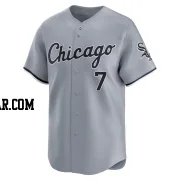 Edgar Quero Men's Chicago White Sox Gray Limited Road Jersey