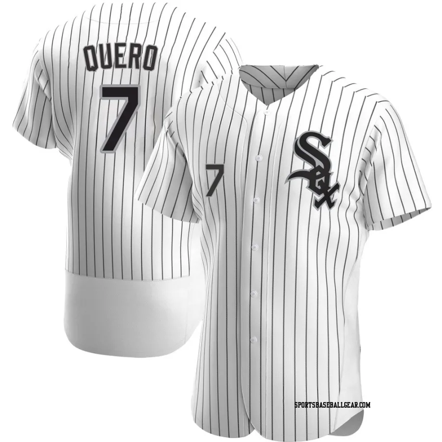 Edgar Quero Men's Chicago White Sox White Authentic Home Jersey