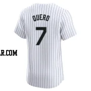 Edgar Quero Men's Chicago White Sox White Elite Home Jersey