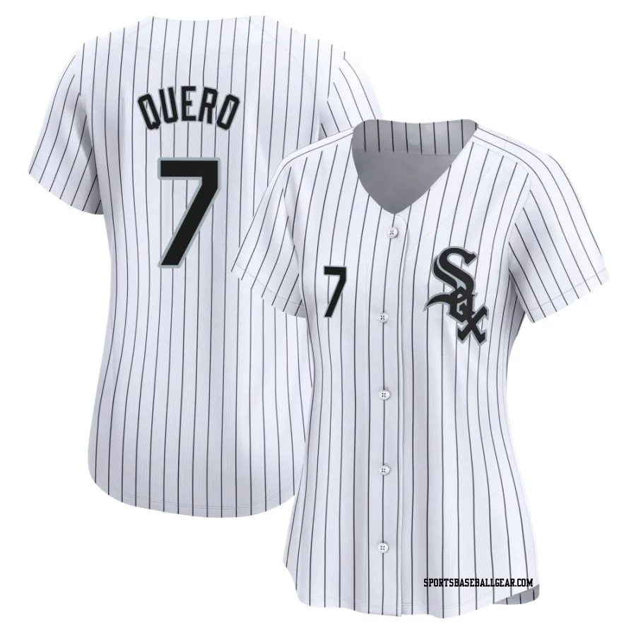 Edgar Quero Women's Chicago White Sox White Limited Home Jersey