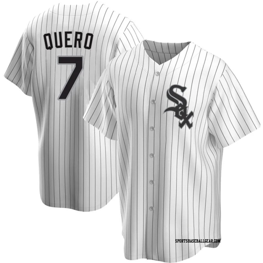 Edgar Quero Youth Chicago White Sox White Replica Home Jersey