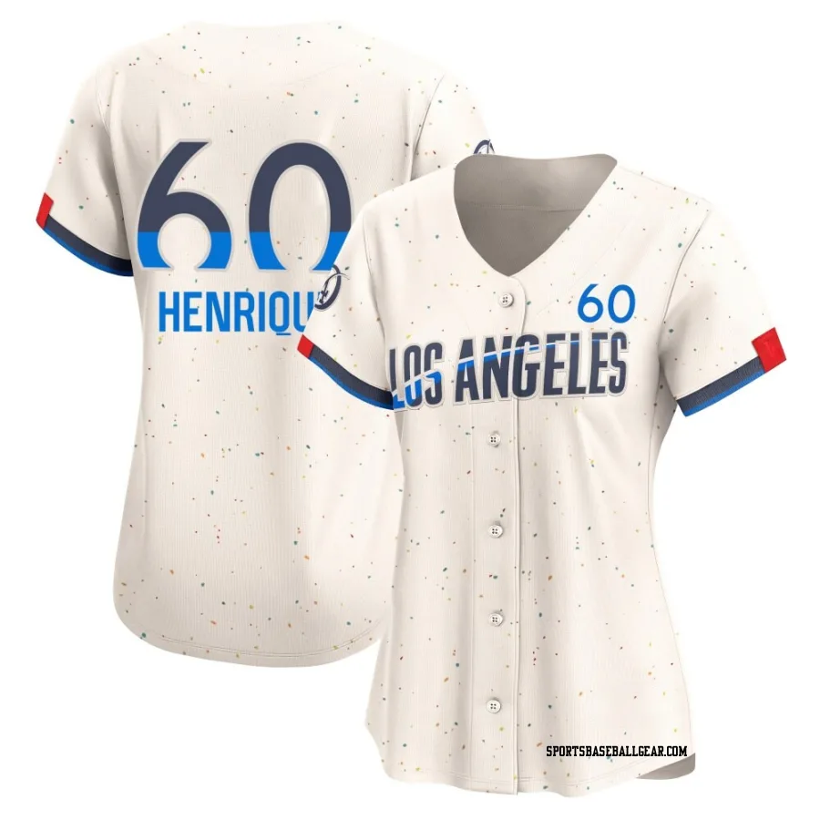 Edgardo Henriquez Women's Los Angeles Dodgers Cream Limited 2024 City Connect Jersey