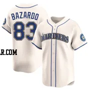Eduard Bazardo Youth Seattle Mariners Cream Limited Alternate Jersey