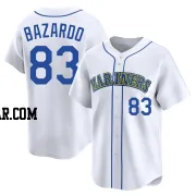 Eduard Bazardo Youth Seattle Mariners White Limited Throwback Cooperstown Collection Jersey