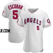 Eduardo Escobar Men's Los Angeles Angels White Authentic Jersey