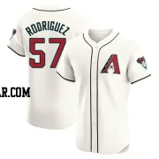 Eduardo Rodriguez Men's Arizona Diamondbacks Cream Elite Home Jersey