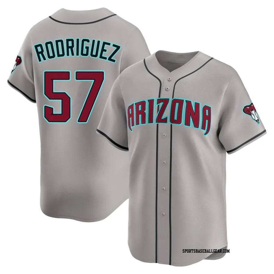 Eduardo Rodriguez Men's Arizona Diamondbacks Gray Limited Alternate Jersey