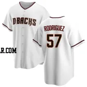 Eduardo Rodriguez Men's Arizona Diamondbacks White Replica Home Jersey