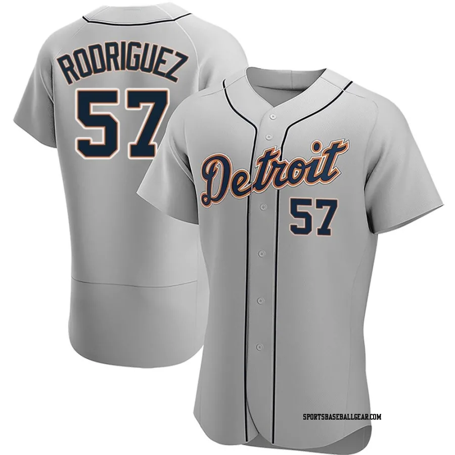 Eduardo Rodriguez Men's Detroit Tigers Gray Authentic Road Jersey