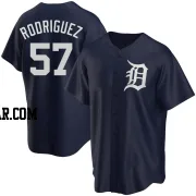 Eduardo Rodriguez Youth Detroit Tigers Navy Replica Alternate Jersey