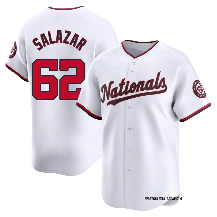 Eduardo Salazar Youth Washington Nationals White Limited Home Jersey