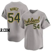 Eduarniel Nunez Youth Oakland Athletics Gray Limited Away Jersey
