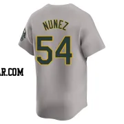 Eduarniel Nunez Youth Oakland Athletics Gray Limited Away Jersey