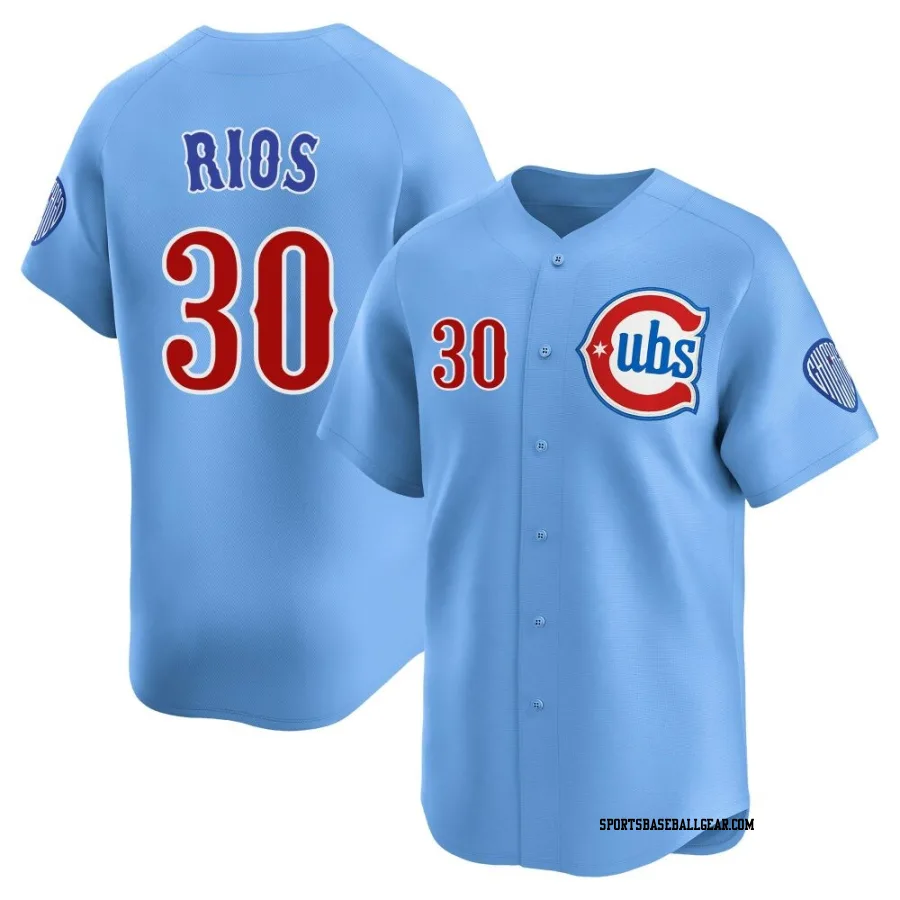 Edwin Rios Youth Chicago Cubs Royal Limited 2nd Alternate Jersey