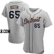 Edwin Uceta Men's Detroit Tigers Gray Authentic Road Jersey