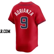 Ehire Adrianza Men's Atlanta Braves Red Limited Alternate Jersey