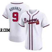 Ehire Adrianza Men's Atlanta Braves White Elite Home Jersey
