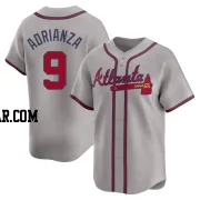 Ehire Adrianza Youth Atlanta Braves Gray Limited Away Jersey