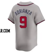 Ehire Adrianza Youth Atlanta Braves Gray Limited Away Jersey