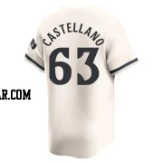 Eiberson Castellano Men's Minnesota Twins Cream Limited Alternate Jersey