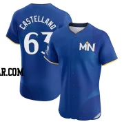 Eiberson Castellano Men's Minnesota Twins Royal Elite 2024 City Connect Jersey
