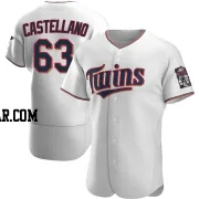 Eiberson Castellano Men's Minnesota Twins White Authentic Home Jersey