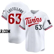Eiberson Castellano Men's Minnesota Twins White Limited Home Jersey
