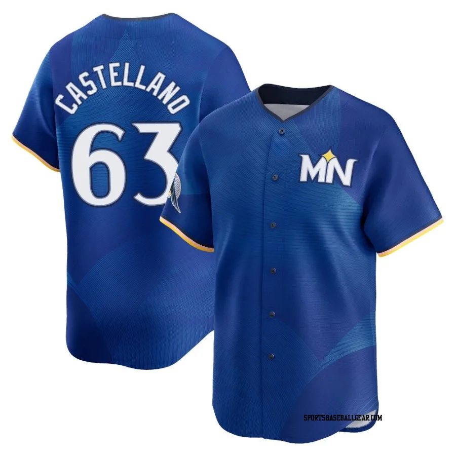 Eiberson Castellano Youth Minnesota Twins Royal Limited 2024 City Connect Jersey