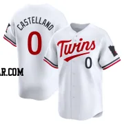 Eiberson Castellano Youth Minnesota Twins White Limited Home Jersey